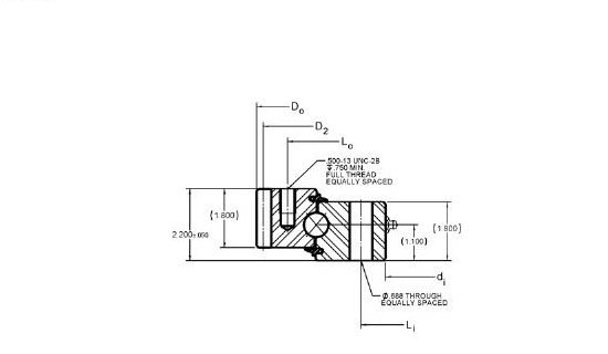PRIUS BEARINGS HS6-37E1Z 2D section drawing